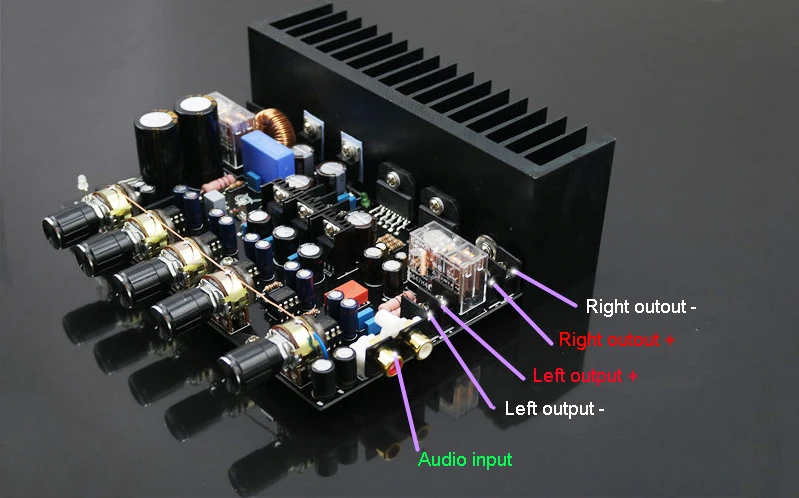 Плата цифрового усилителя мощности LM3886 IRS2092 2 1 каналов DIY/готовая UPC1237 схема