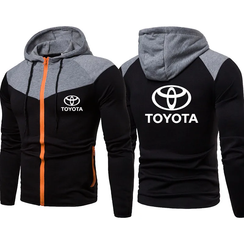 

Новинка 2021, мужская толстовка с капюшоном, куртки из хлопка для Toyota, яркие мужские свитшоты, куртки