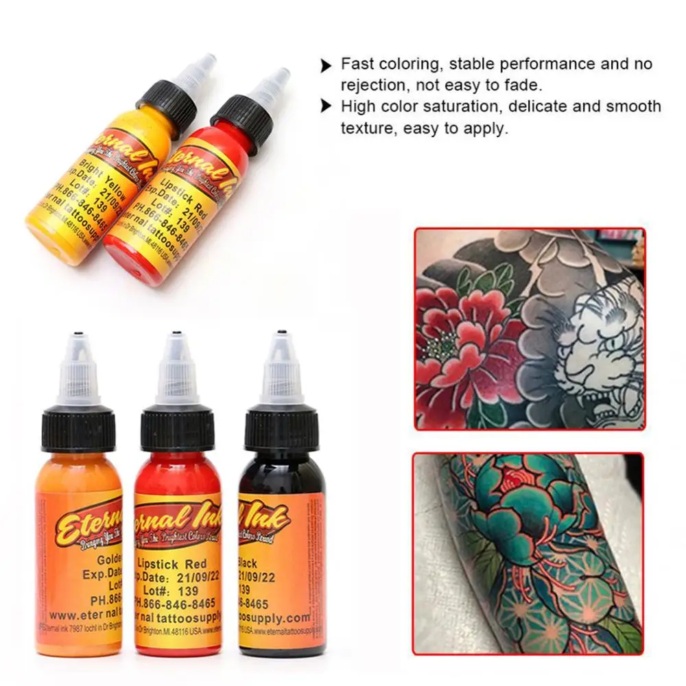Татуировочные Чернила 30 мл/бутылка Перманентный макияж художественный пигмент 50
