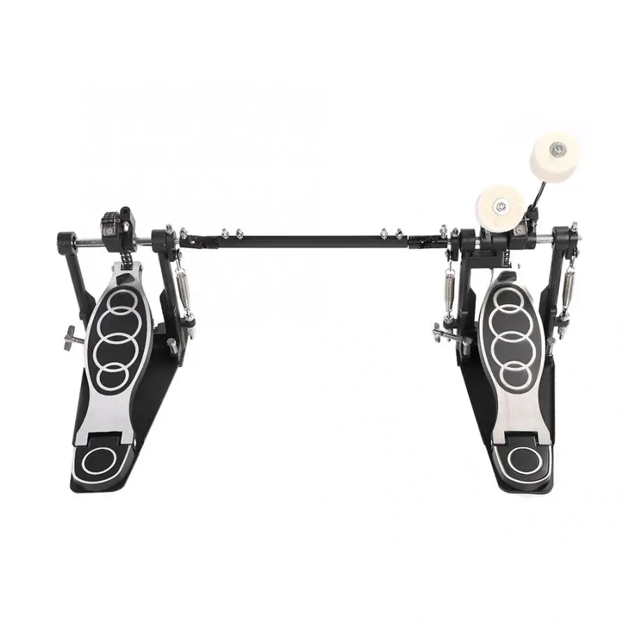 Профессиональная педаль для бас барабана двойной привод цепи барабан пружинный