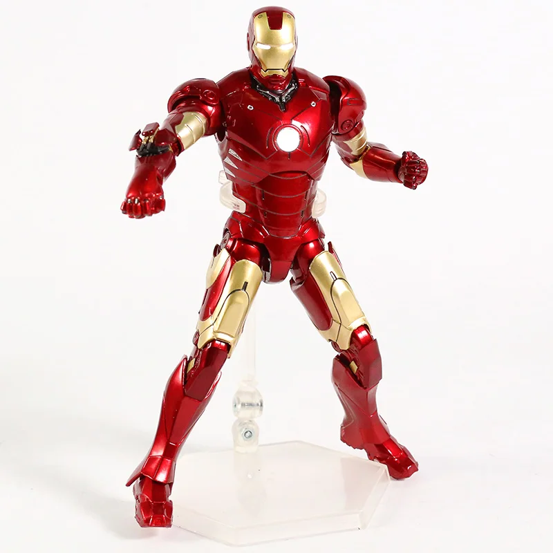 Классическая фигурка героя фильма Marvel Железный человек MK3 MK2 MK4 ЖЕЛЕЗНЫЙ ЧЕЛОВЕК