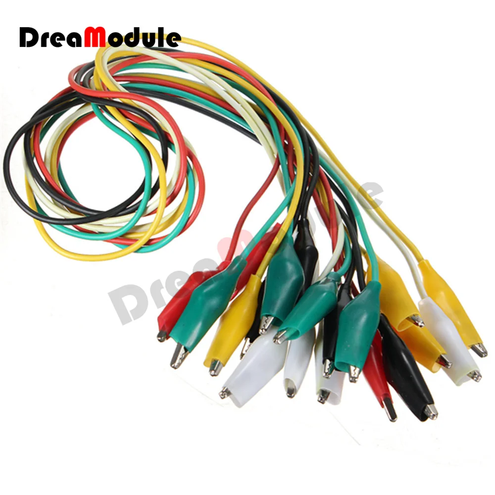 

10pcs/lot Alligator Clips Electrical DIY Test Leads Alligator Double-ended Crocodile Clips Roach Clip Jumper Wire