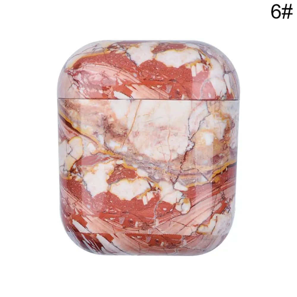 

Marbling Wireless Bluetooth Earphones Storage Container Case for AirPods 1/2