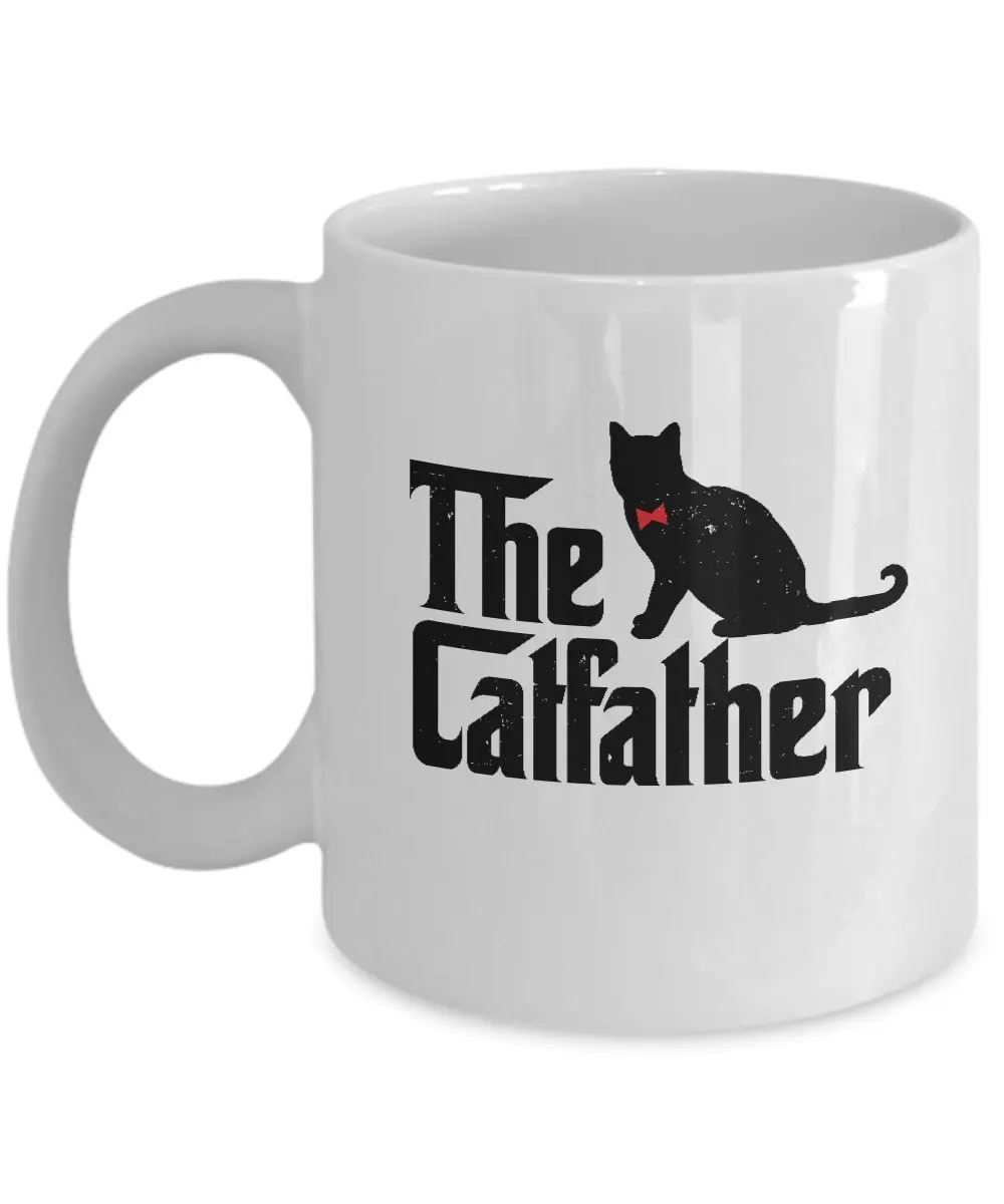 Кружка Crazy Cat Man забавная кофейная кружка BEST CAT DAD EVER Lover Catfather с ложкой для