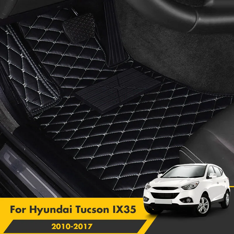 Автомобильные коврики для Hyundai Tucson IX35 2017 2016 2015 2014 2013 2012 2011 2010 аксессуары интерьера
