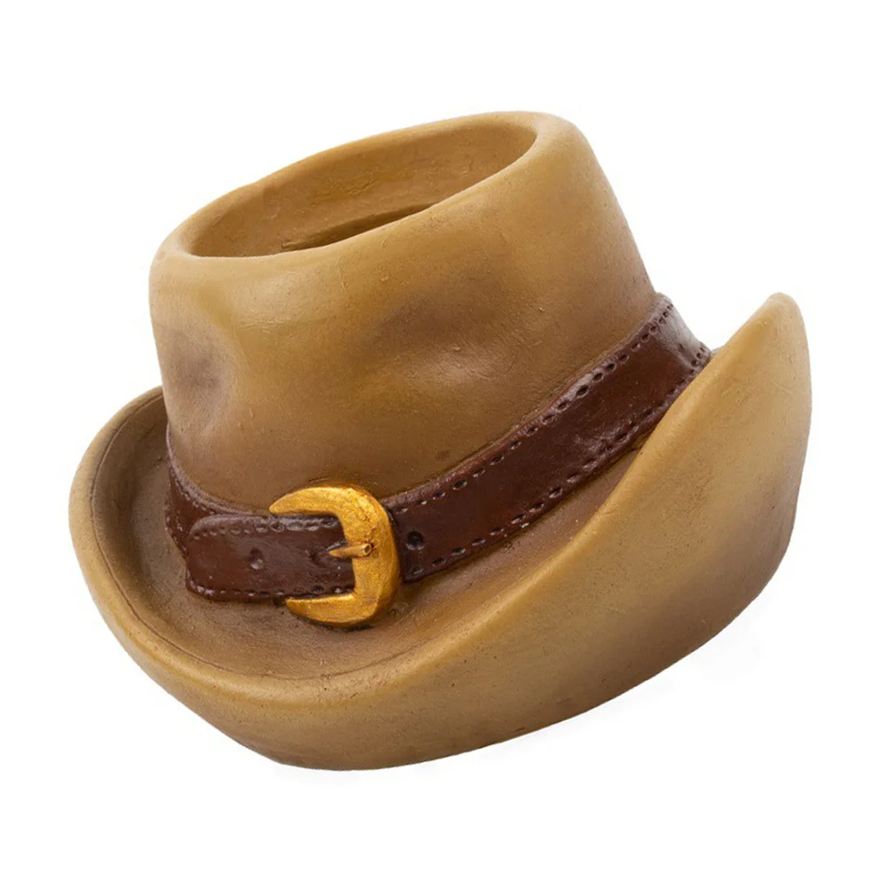 

Western Cowboy Hat Planter Creative Plant Pot Pretty Succulent Planter for Decor