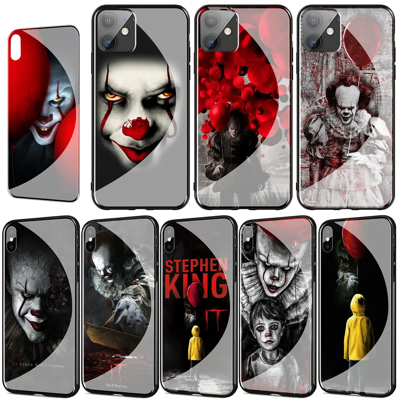 Чехол для телефона из закаленного стекла Stephen King's King is It iPhone 11 Pro XR X XS Max 7 8 6 6s Plus 5S