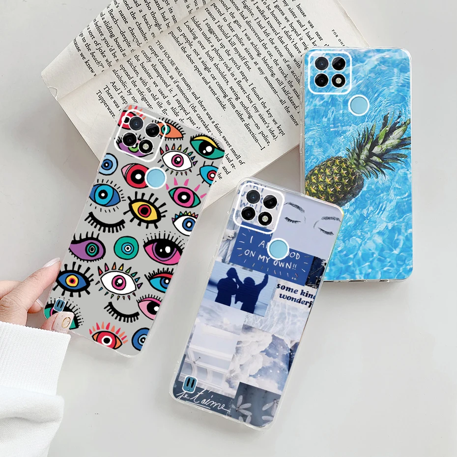 realme c21y c25y case soft silicon tpu back cover phone case for oppo realme c21y c25y 4g c 25y c 21y 21 y case rmx3261 6 5 inch free global shipping
