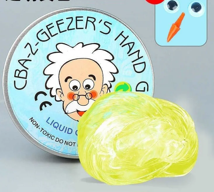 Intelligent Creative Hand Gum Transparent Bounce Plasticine Slime Light Clay Adults Decompression Mud Educational Toys Kids Gift | Игрушки и