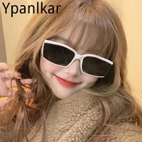 new fashion small frame jelly square personality color sunglasses teenyoun street sun glasses women uv400 plastic adult