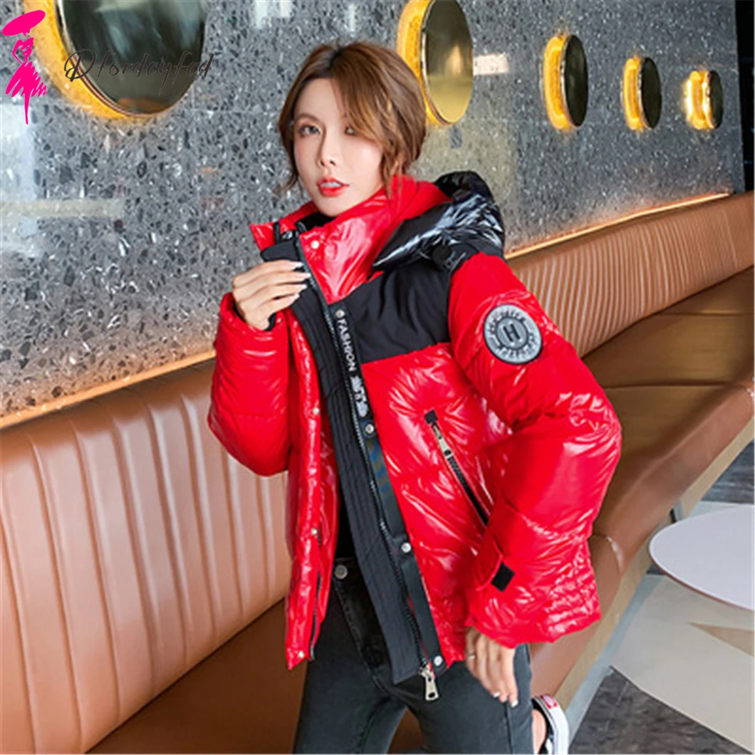 

Парка женская короткая с капюшоном, на осень/зиму, Z727