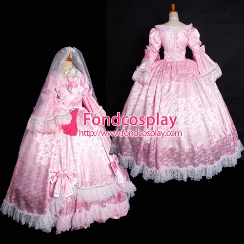 

Versailles rose-Victorian ROCOCO Gown Ball dress Gothic Costume Tailor-made[G1642]