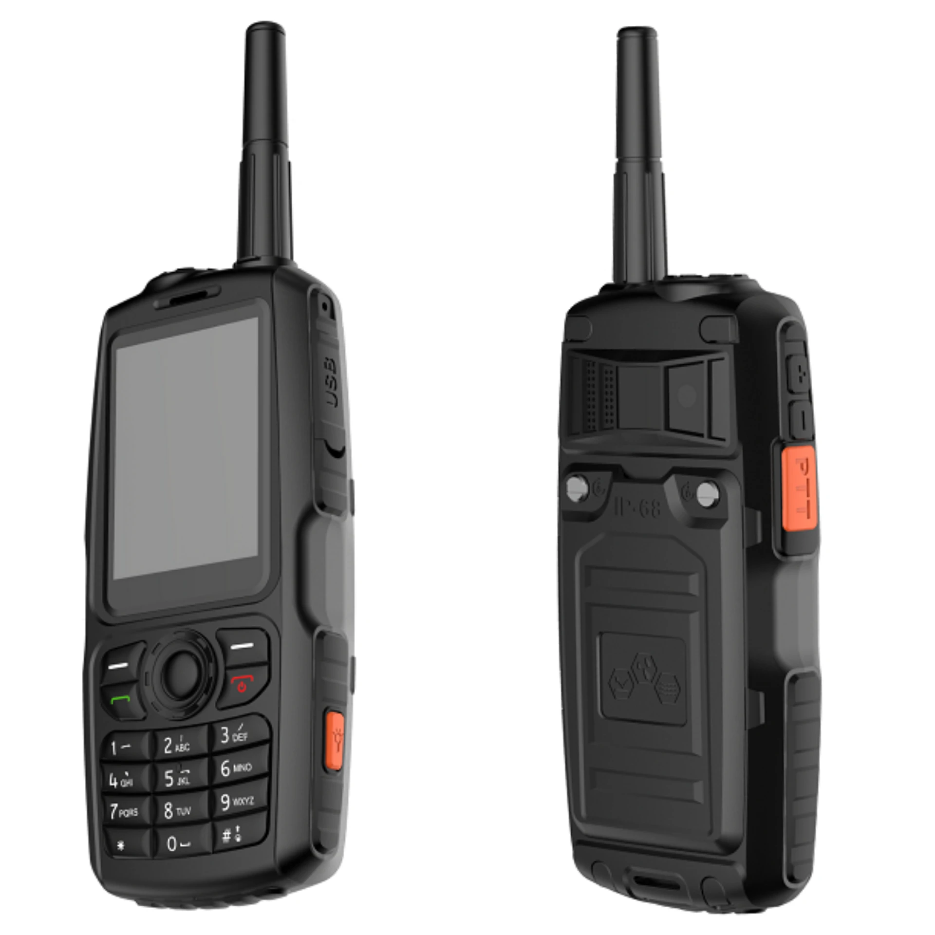 3g Wcdma Защищенный телефон Android с UHF 2W домофон PTT