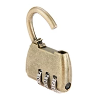 antique bronze password locks jewelry chest box digital number code password lock chinese old padlock furniture hardware 3540mm