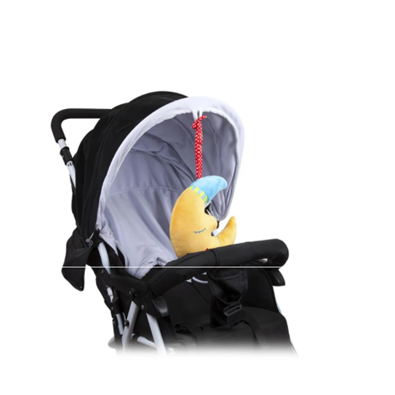 

New Baby Toys For Stroller Music Moon Crib Hanging Mobile Rattles On The Bed Babies Educational Plush Toys Baby Gifts