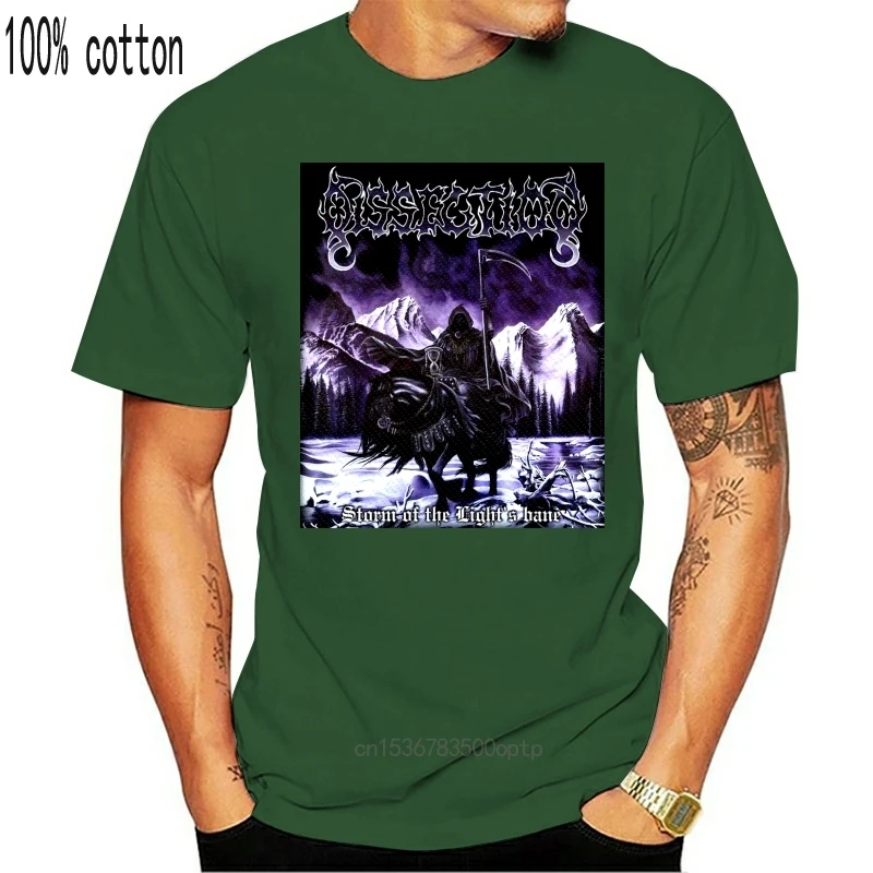 

T Shirt Top Men Dissection torm Of The Lights Bane' Crew Neck Novelty Short Sleeve Tees