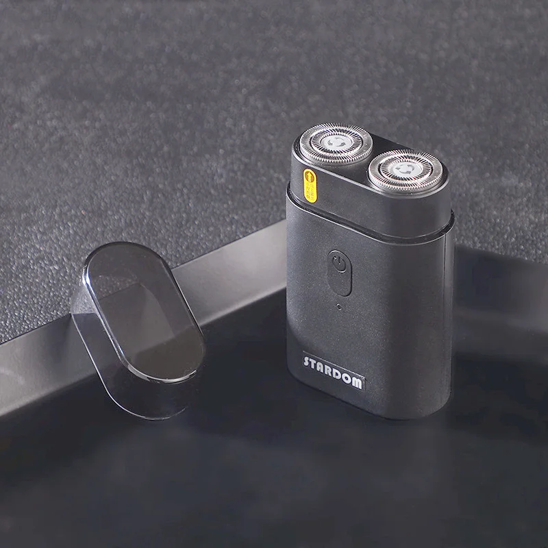 Электробритва Мужская аккумуляторная портативная Водонепроницаемая стальная