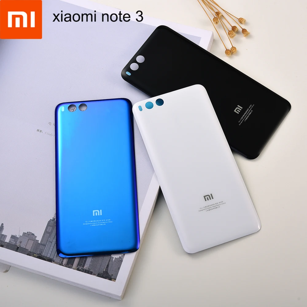 Задняя крышка батарейного отсека Xiaomi Mi Note 3 стеклянная | Мобильные телефоны и