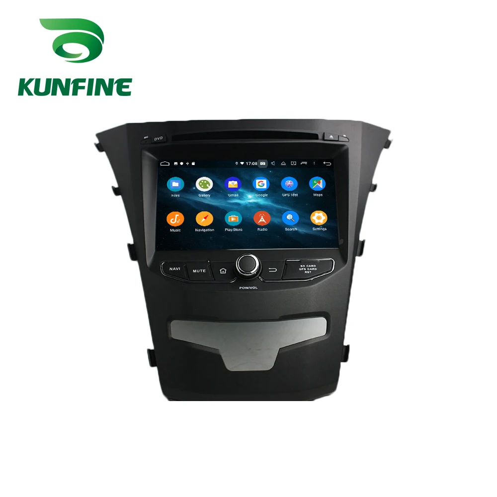 Мультимедийный плеер SsangYong Korando Android 9 0 8 ядер 4 Гб ОЗУ 64 ПЗУ DVD GPS автомагнитола