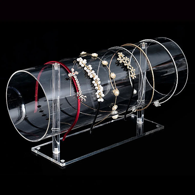 

Clear Acrylic Horizontal Headband Hairband Holder Display Organizer Jewelry Display