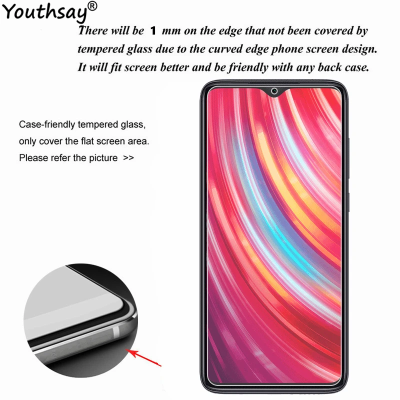 2pcs glass for xiaomi redmi note 8 pro screen protector tempered glass for xiaomi redmi note 8 pro glass for redmi note 8 pro free global shipping
