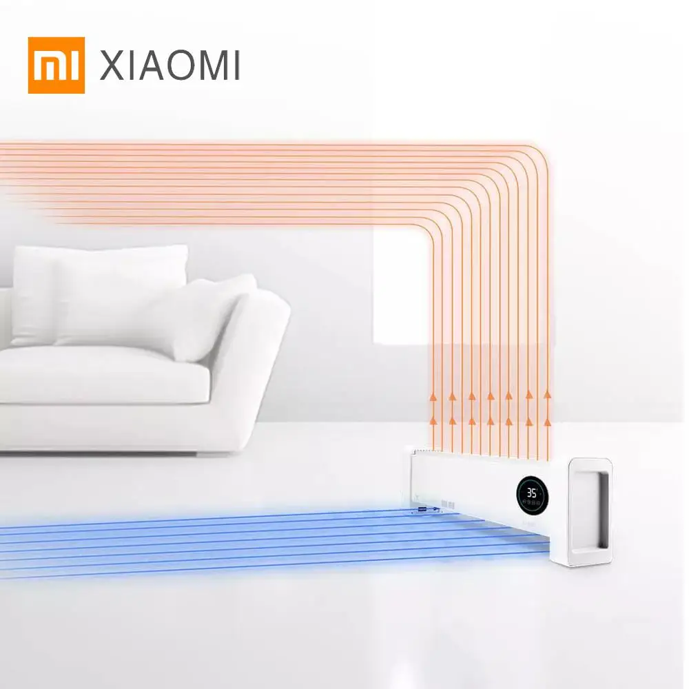Электрический обогреватель Xiaomi Mijia VIOMI умная версия 2000 Вт быстрая работа для дома