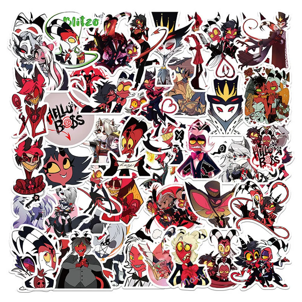 

10/30/50PCS Animation Extreme Evil Boss Graffiti Waterproof Sticker Suitcase Notebook Refrigerator Skateboard Water CupWholesale