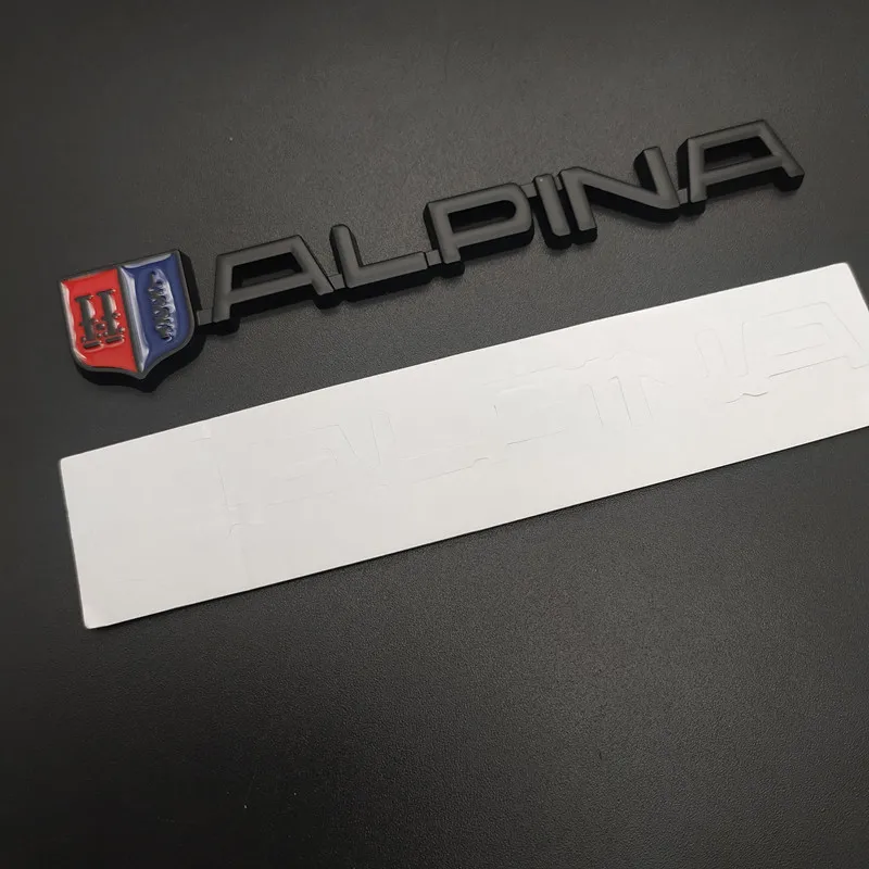 Автомобильный Стайлинг 3D металлическая эмблема ALPINA Grill на решетку багажника