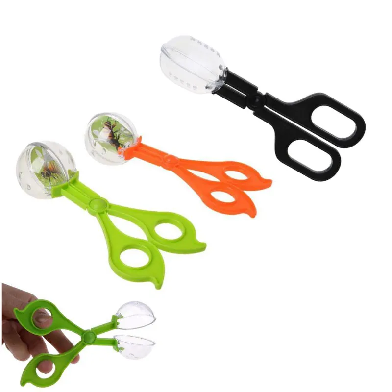 

Reptile Terrarium Lizards Plastic Tongs Tweezers Pet Raising Feeding Tool Clip Children School Plant Insect Biology Study Tool