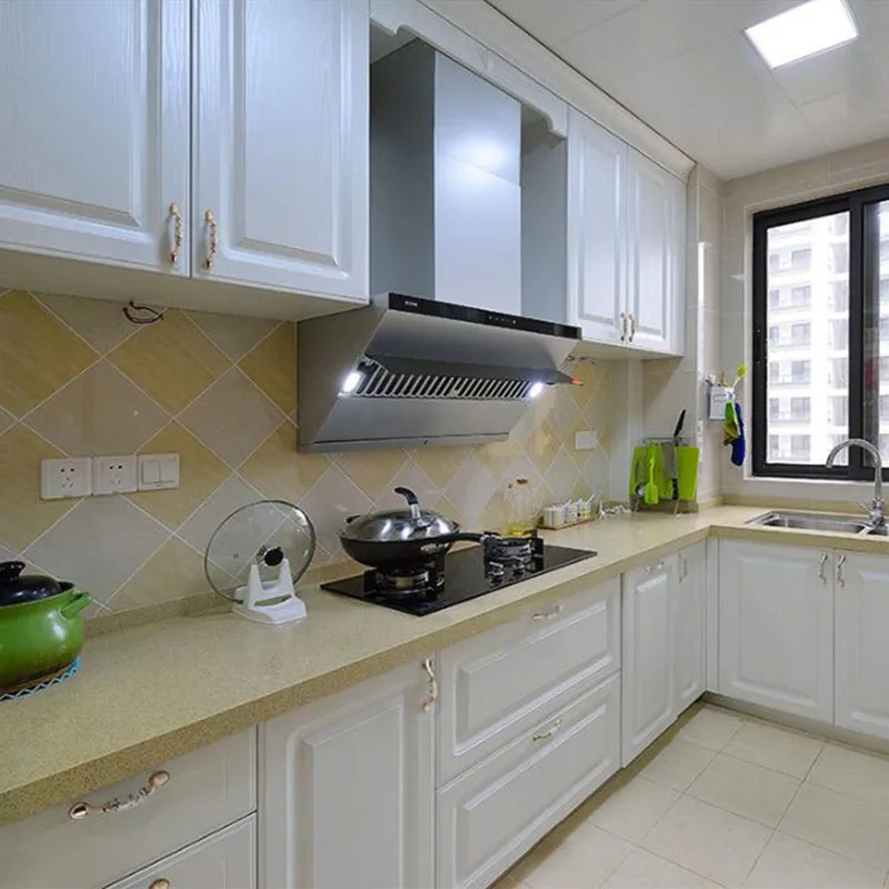 

1PC Bright Gold Ceramic Door Handles Solid Zinc Alloy Drawer Pulls Kitchen Cabinet Door Knobs Furniture Handle Hardware