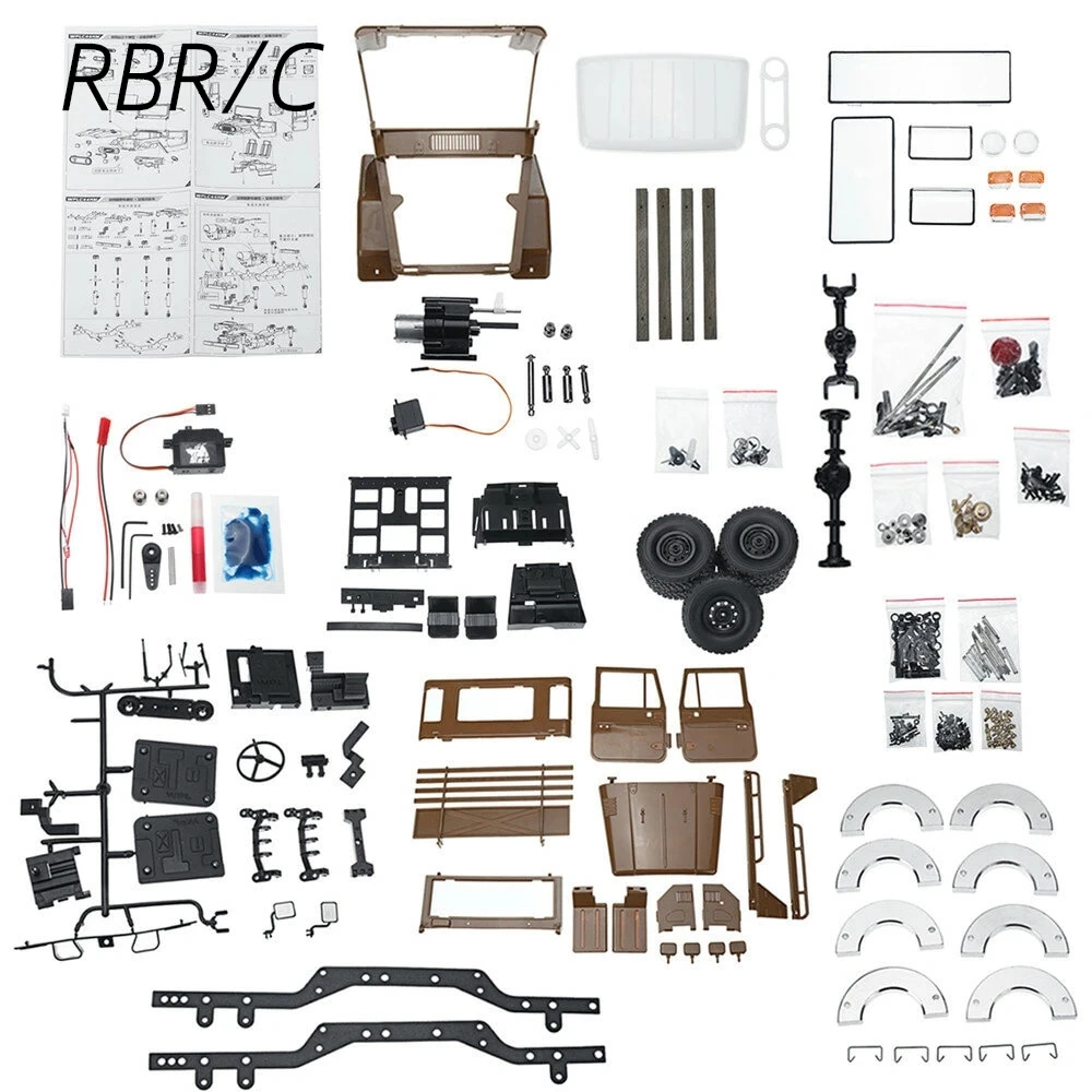 wpl c44km 116 полностью металлическая