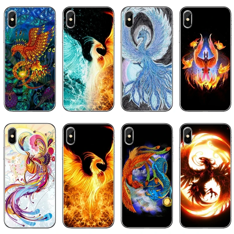 Прозрачный чехол The rising Fire Phoenix bird Art Для Huawei Mate 20 10 9 P30 P20 P10 P9 pro Lite P Smart plus 2019|Бамперы|