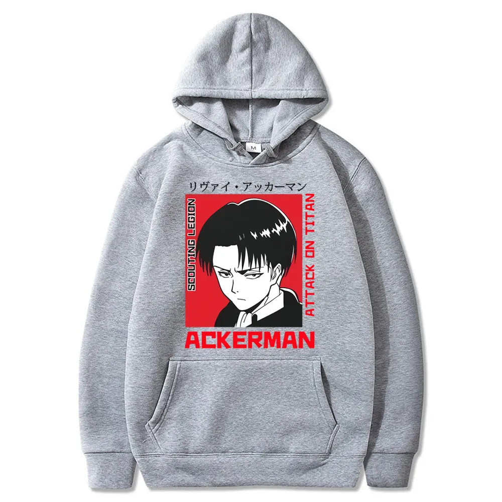 

Attack on Titan Hoodie Wings of Freedom Mikasa Mens Hoodies Sweatshirts Japanese Anime Shingeki No Kyojin Cosplay Costume
