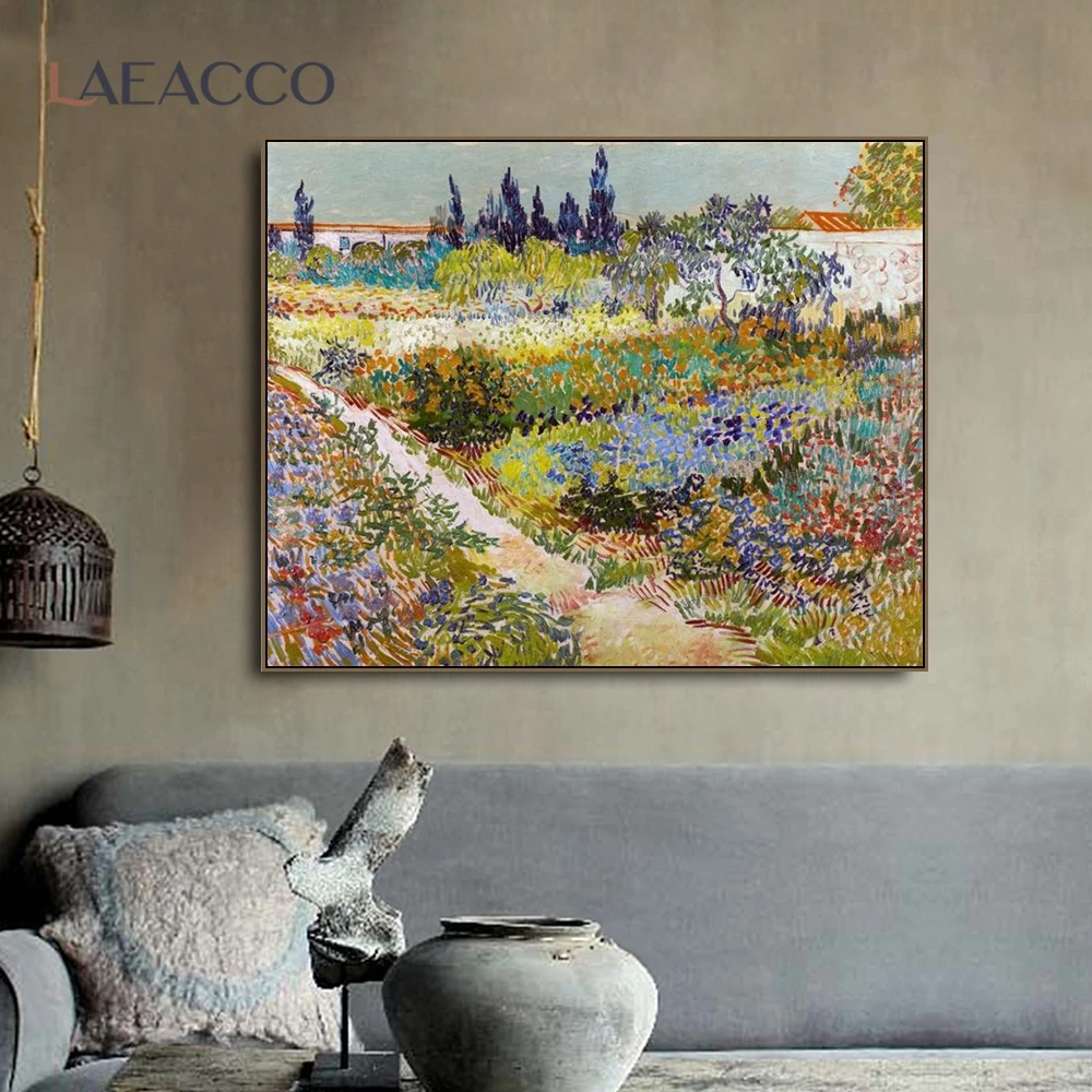 Картина с цветами на холсте Винсента Ван Гога печать каллиграфии домашнее