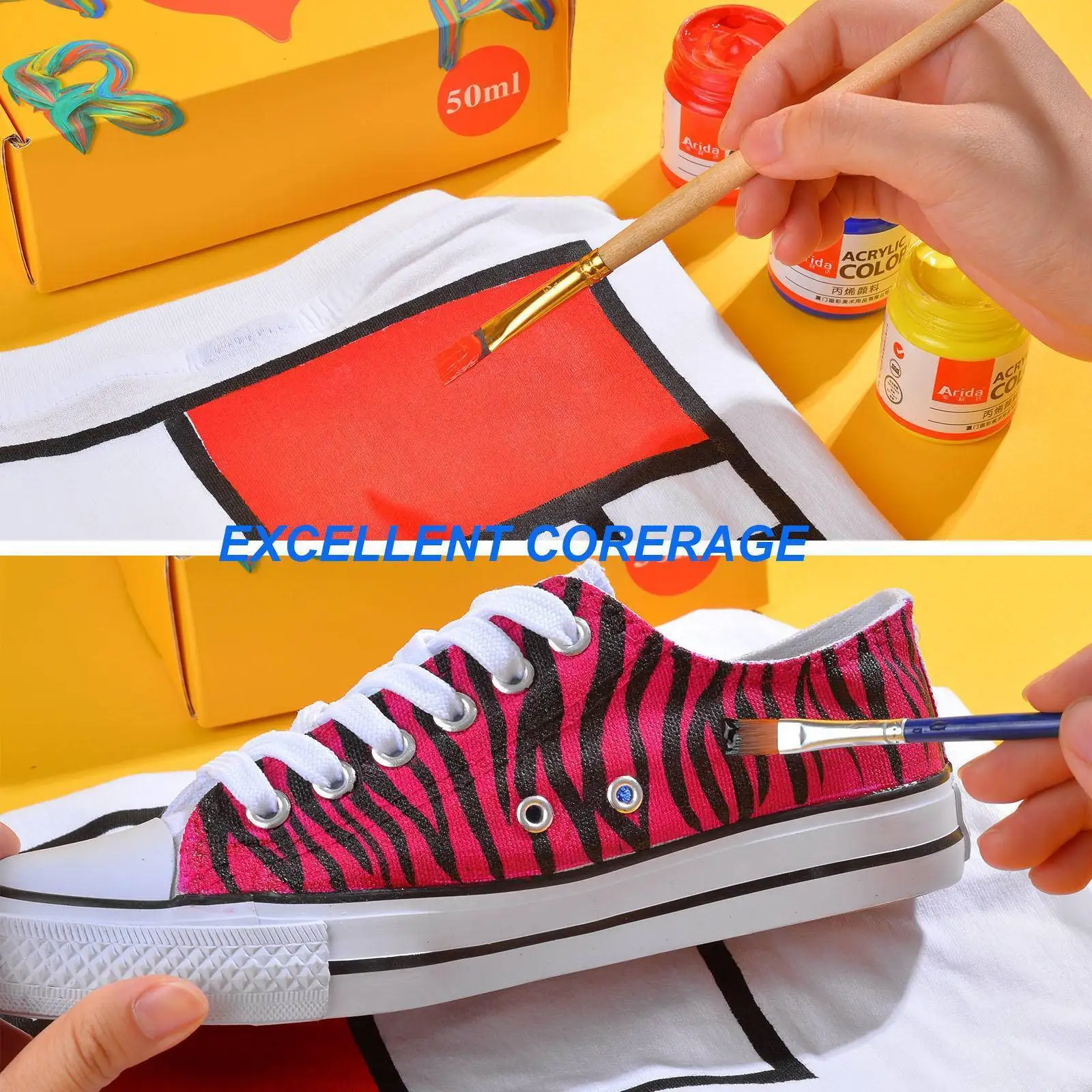 300 акриловые краски мл набор сделай сам для красящий пигмент текстильная краска