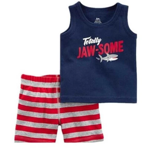 Комплекты одежды для маленьких мальчиков и девочек комплект из 2 предметов