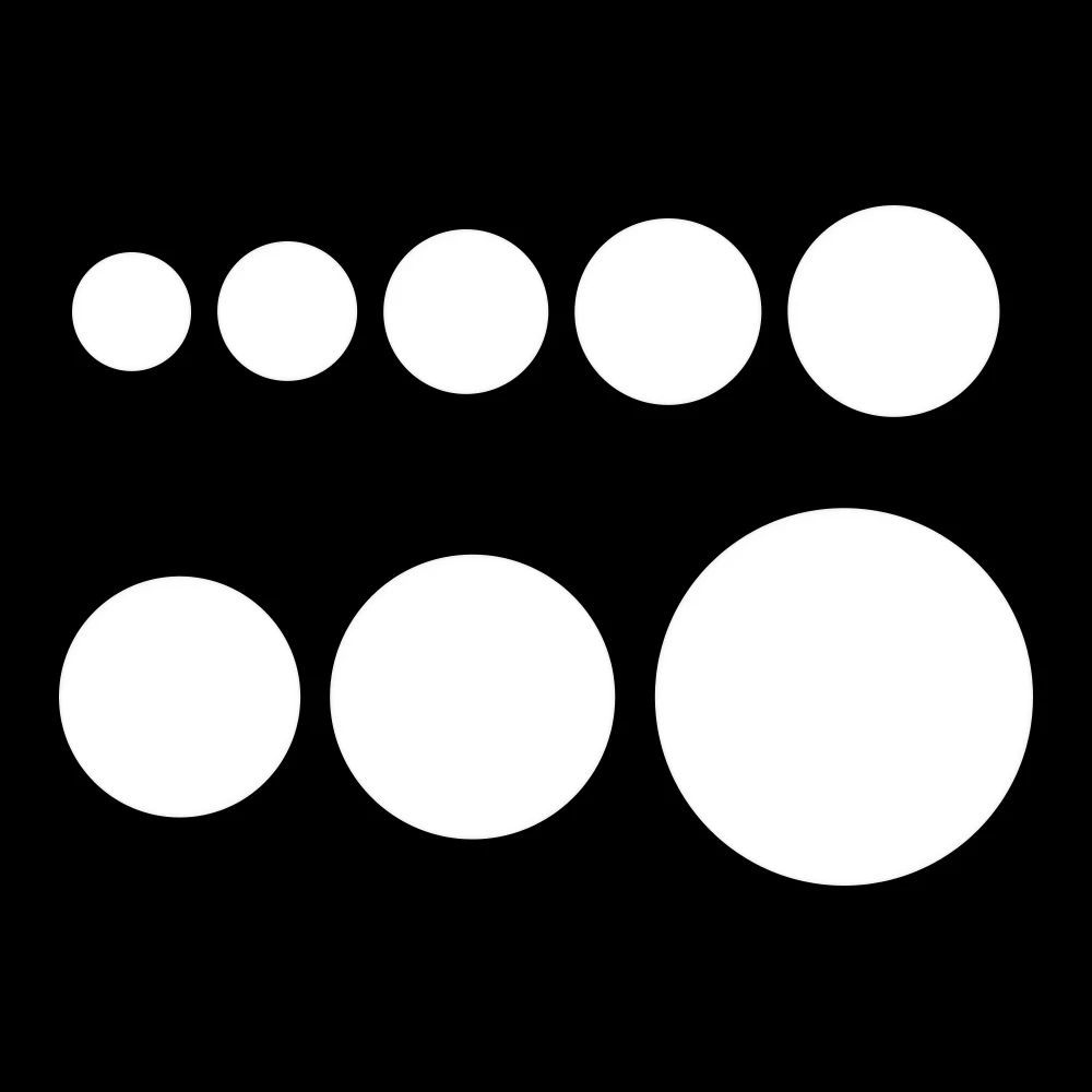 5 шт A4 круглые наклейки этикетки белой собственной личности съемное крепление на