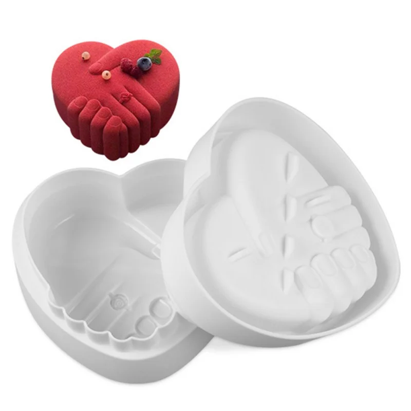 Сделай Сам подсвечник для торта 3D в форме сердца силиконовая форма мыла помадки