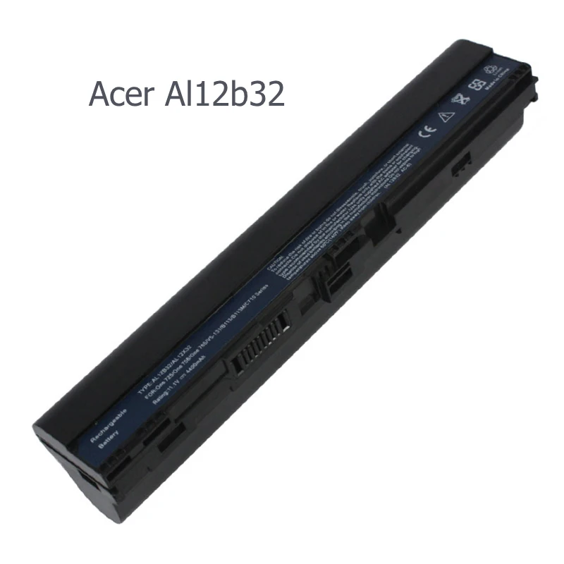 Аккумулятор для ноутбука Acer Aspire One 725 756 V5 171 AL12X32 AL12A31 AL12B31 AL12B32 TravelMate B113 C710
