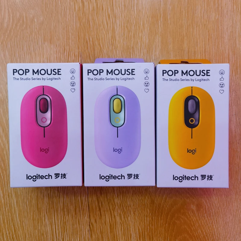 Мышь Logitech POP Беспроводная/Двухрежимная оригинальная USB-мышь для ноутбука Офисная