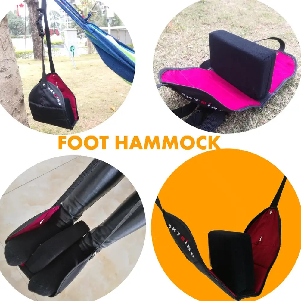 

Airplane Footrest Foot Hammock for Airplane Travel Accessories with Memory Foam To Relax Your Feet,Proven to Prevent Swelling