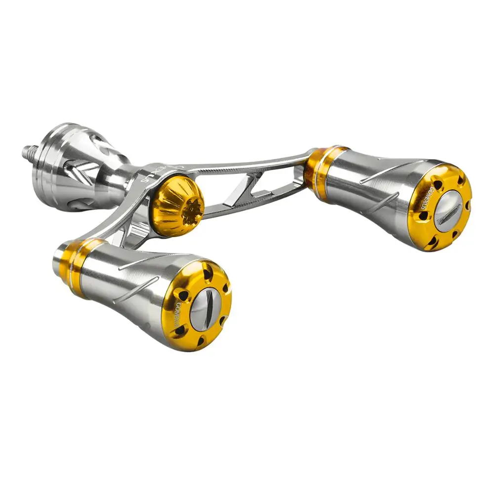 Золотой И Mech подвеска Gomexus CNC код мм ручка Shimano спиннинговая катушка ручка установлены требования - Цвет: Золотой