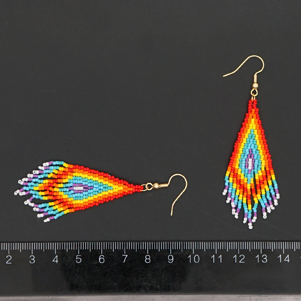 Женские серьги Go2Boho в этническом стиле трендовые ювелирные изделия ручной работы