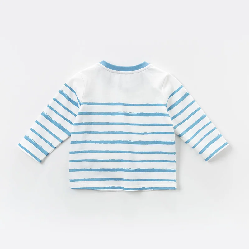 Весенний пуловер для маленьких мальчиков с длинным рукавом Детская Хлопковая