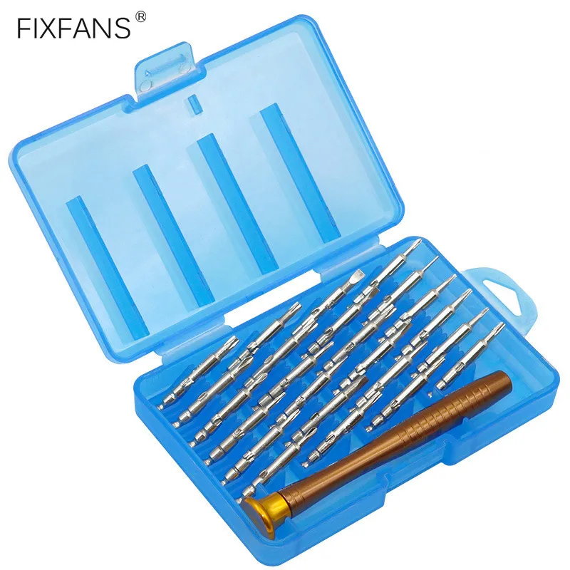 Набор прецизионных магнитных отверток FIXFANS 25 в 1 с чехлом для iPhone MacBook Nintendo Switch