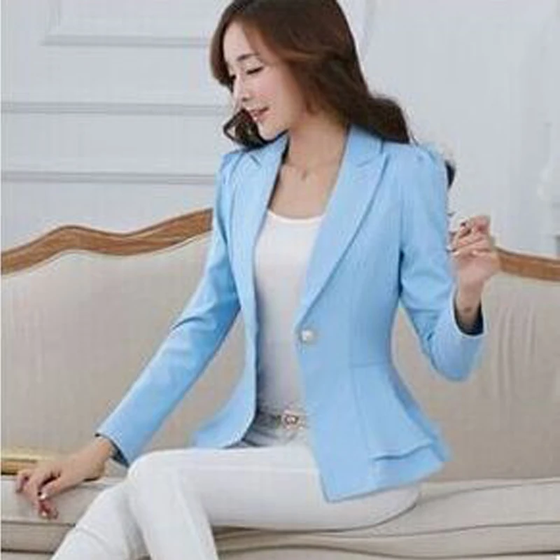 

2021 autumn cueca casual blusas femininas jackets women slim short design suit jackets office women coat clothing vestidos Y80