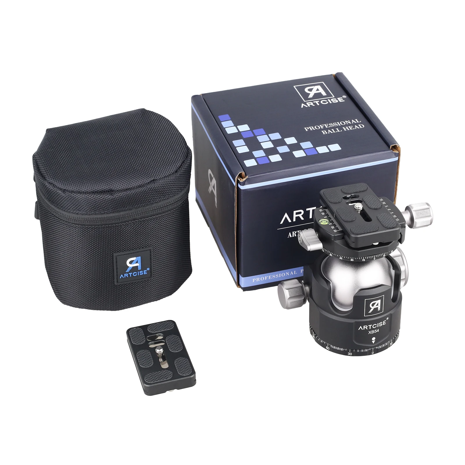 Профессиональная Большая 360-градусная Низкопрофильная головка штатива 54 мм