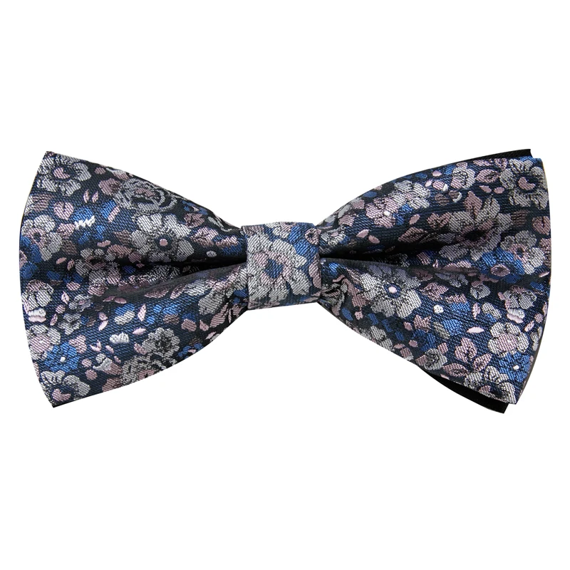 

High Quality Brand Silk Butterfly Tie Sky Blue Man Wedding Accessories Striped Fit Formal Party lover's day