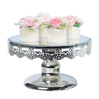 silver plated european style cake stand tray fruit dessert table decoration afternoon tea tray cosmetics jewelry storage rack