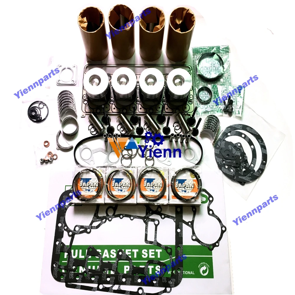 

V2003 Engine Overhaul Rebuild Kit With Valve Kit Direct Injection Piston For KUBOTA Diesel Engine Repair Spare Parts
